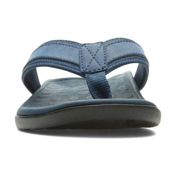 VIONIC Wave Navy Webbing Sandals Size 9M Orthotic Comfort - Picture 5 of 13